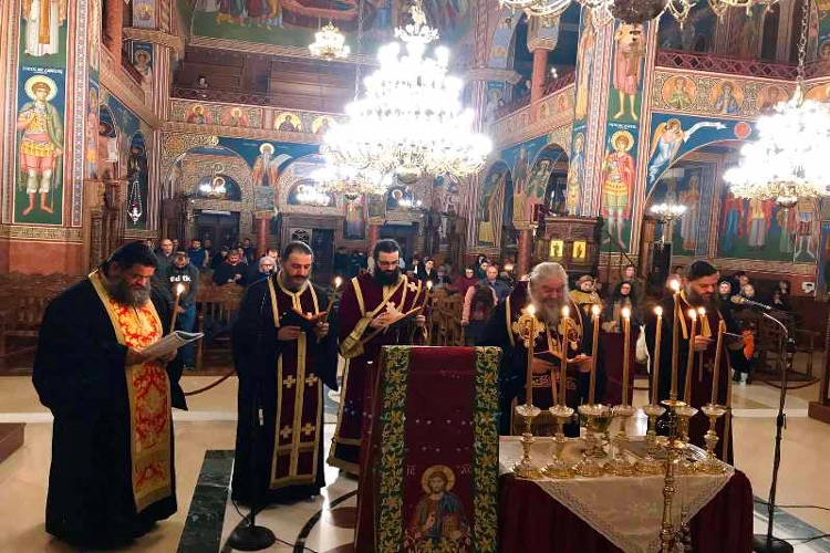 Ακολουθία Αγίου Ευχελαίου στην Μητρόπολη Λεμεσού