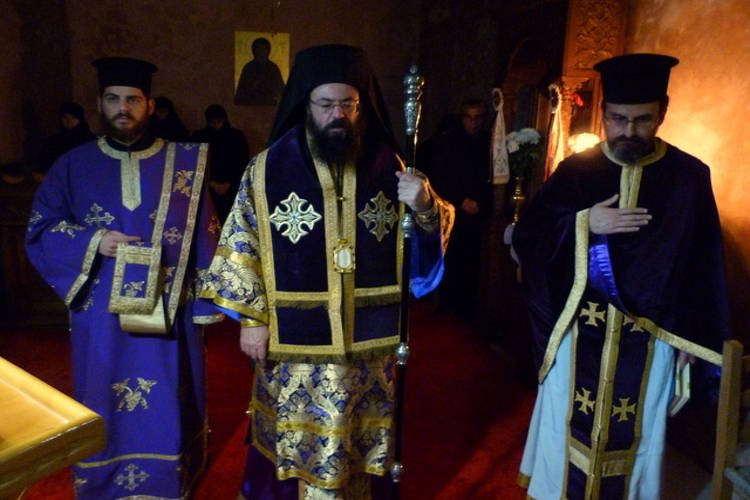 Προηγιασμένη Θεία Λειτουργία στη Μονή Κρεμαστών