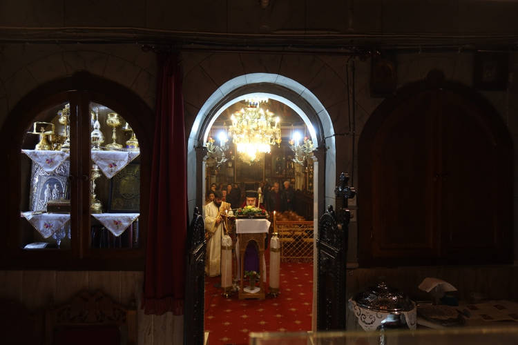 Β´ Στάση των Χαιρετισμών στην Παναγίας στη Σύρο