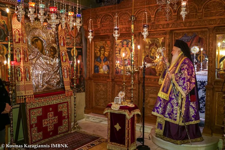 Εορτή Οσίου Χριστοδούλου του εν Πάτμω στη Μονή Αγίων Πάντων Βεργίνης