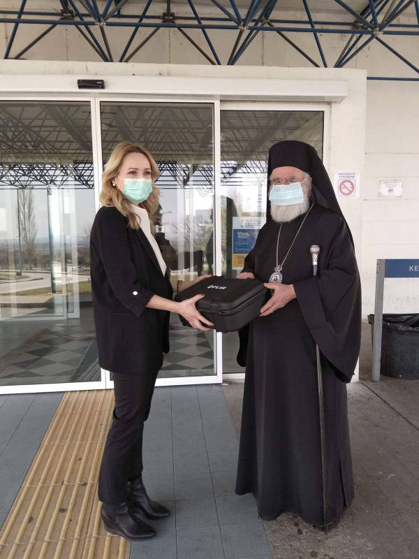 Ο Μητροπολίτης Ξάνθης στο Γενικό Νοσοκομείο Ξάνθης