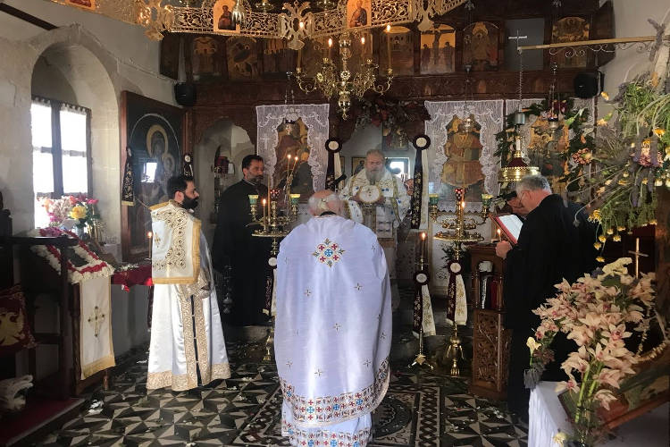 Εορτάστηκε ο Άγιος Γεώργιος στη Μητρόπολη Κυδωνίας