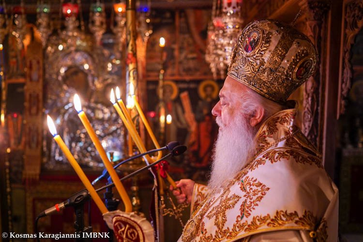Με λαμπρότητα πανηγύρισε η Μονή Αγίων Πάντων Βεργίνης (ΦΩΤΟ)