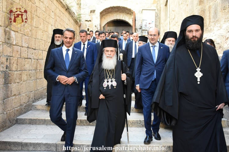 Ο Πρωθυπουργός στο Ναό της Αναστάσεως (ΦΩΤΟ)