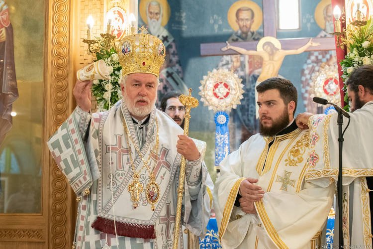 Ο Μητροπολίτης Βελγίου στον Άγιο Μάρκο Πατησίων και χειροτονία Διακόνου