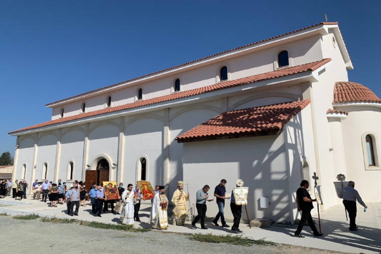 Εκκλησιασμός των εκτοπισμένων των κοινοτήτων Πυργάς και Βιτσάδας