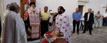 Ο Αρχιερατικός Εσπερινός στην πανηγυρίζουσα Μονή Αγίας Σοφίας Αρμένων Σητείας
