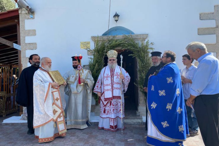Εορτασμός Παναγίας Μυρτιδιωτίσσης στη Μητρόπολη Κυδωνίας
