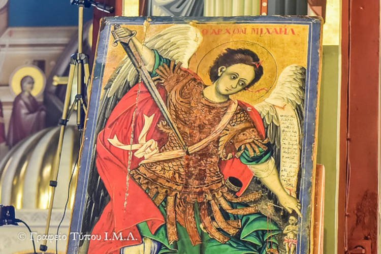 Η Ανάμνηση του εν Χωναίς θαύματος του Αρχαγγέλου Μιχαήλ στη Μητρόπολη Λαγκαδά (ΦΩΤΟ)