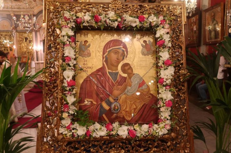 Εορτή της Παναγίας Φανερωμένης στην Ερμούπολη