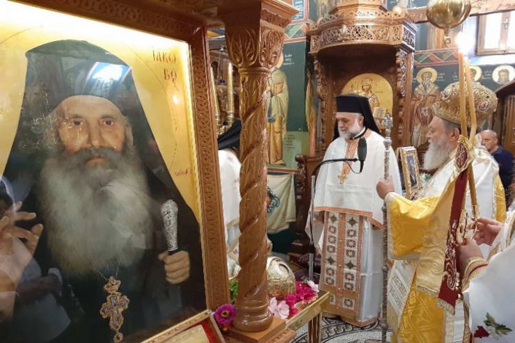 Αρχιερατική Θεία Λειτουργία στη Μονή του Οσίου Δαυίδ