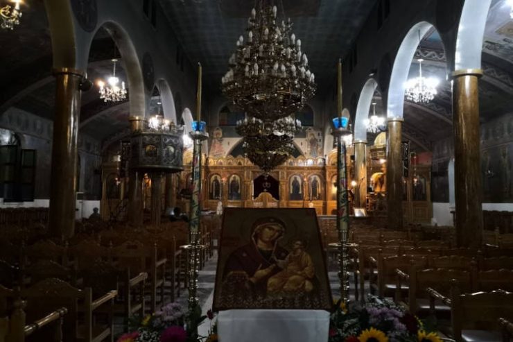 Αγρυπνία Παναγίας Μυρτιδιωτίσσης στην Καρδίτσα