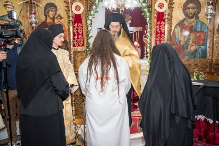 Μοναχική κουρά στη Μονή Αγίου Δημητρίου Παγγαίου (ΦΩΤΟ)