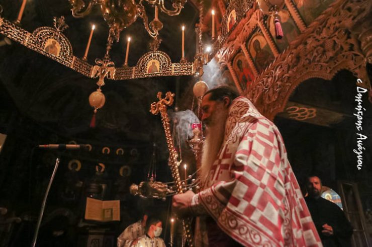 Αγρυπνία Αγίας Αναστασίας της Ρωμαίας στη Μονή Αγίου Γεωργίου Μύλων (ΦΩΤΟ)