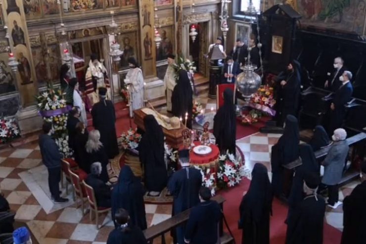 Εξόδιος Ακολουθία μακαριστού Μητροπολίτου Ιταλίας (ΒΙΝΤΕΟ)