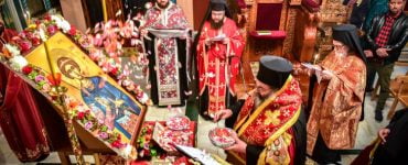 Εγκώμια του Αγίου Δημητρίου στη Μητρόπολη Λαγκαδά (ΦΩΤΟ)