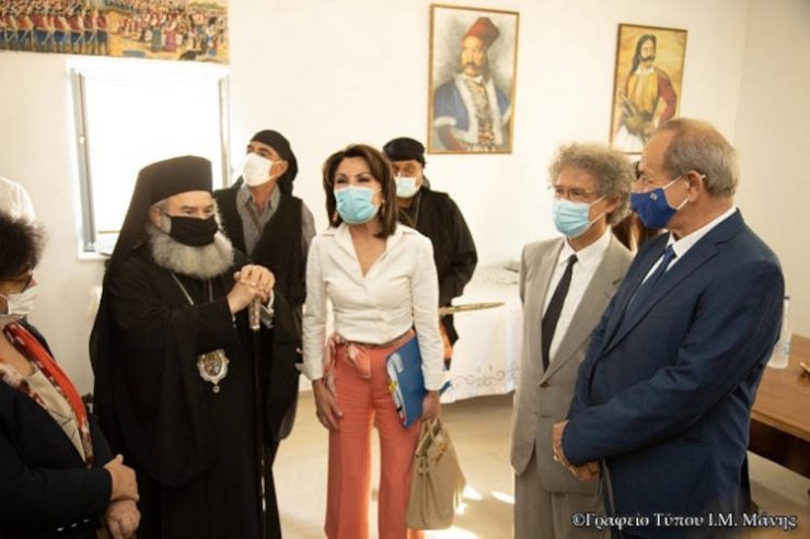 Συνάντηση Μητροπολίτου Μάνης με την Γιάννα Αγγελοπούλου