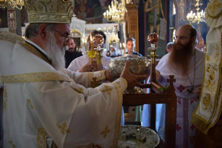 Εγκατάσταση Λειψάνου Αγίας Βαρβάρας στο Ίλιο