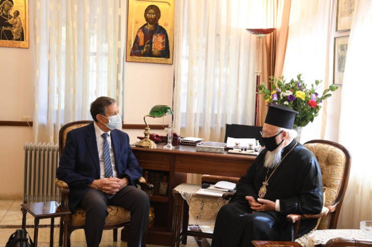 Συνάντηση του Οικουμενικού Πατριάρχου με υψηλόβαθμο στέλεχος της UNESCO