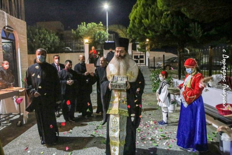 Παρηγορία ο Άγιος Νεκτάριος, λίγο πριν το Lockdown (ΦΩΤΟ)