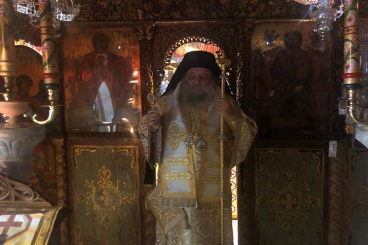 Αρχιερατική Θεία Λειτουργία στη Μονή Φανερωμένης Νάξου