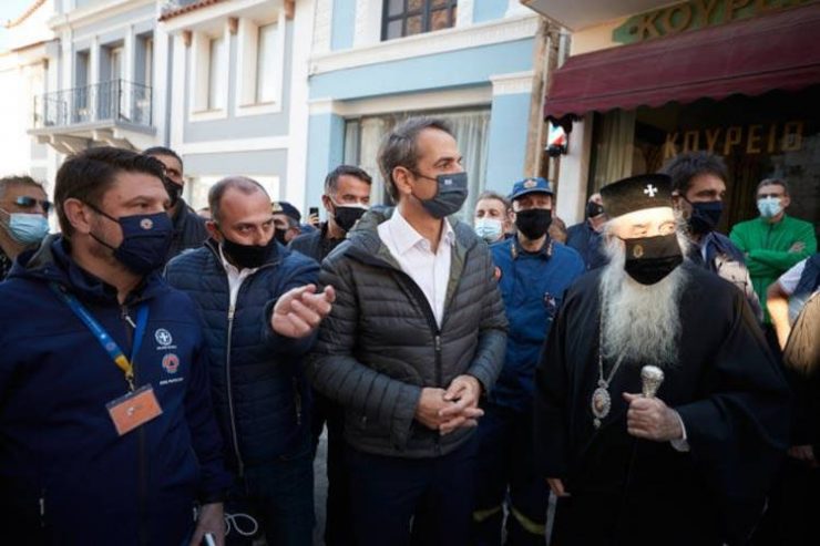 Έναρξη αποτίμησης των πληγμάτων του σεισμού στην ακριτική Μητρόπολη Σάμου