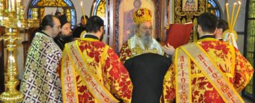 Χειροθεσία αναγνώστου στον Άγιο Χρυσόστομο Δράμας