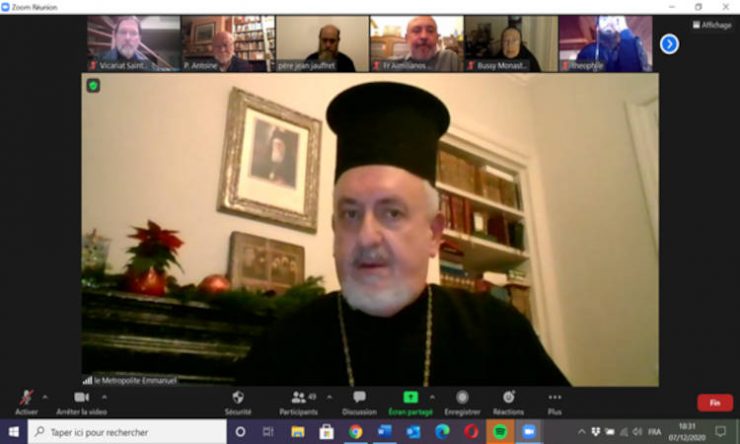 Ιερατική Σύναξη της Μητροπόλεως Γαλλίας