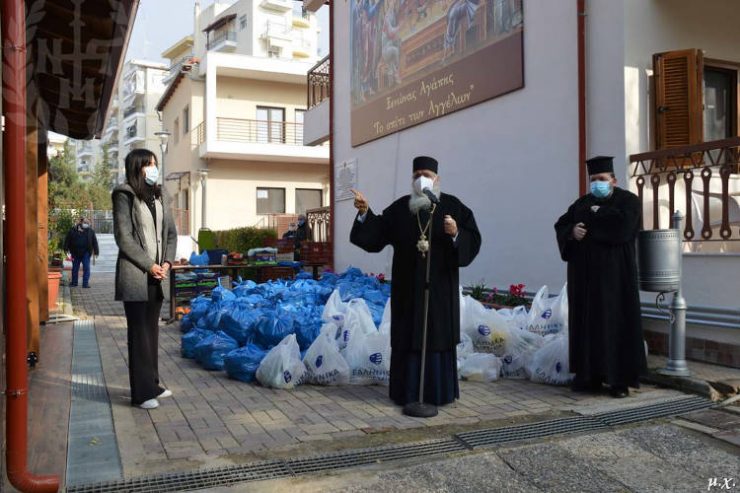 Διανομή Δεμάτων Αγάπης στον Εύοσμο Θεσσαλονίκης