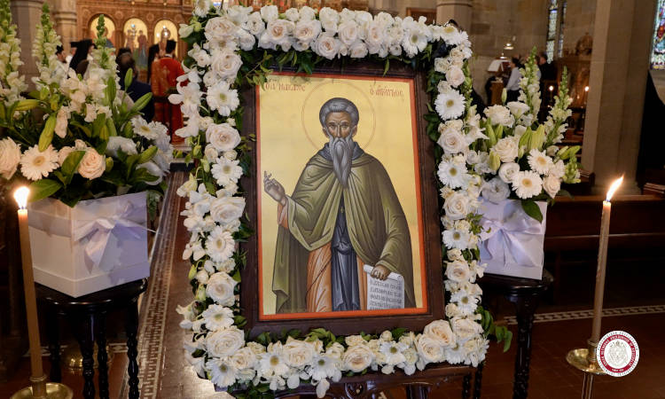 Η εορτή του Οσίου Μακαρίου και τα ονομαστήρια του Αρχιεπισκόπου Αυστραλίας στο Σύδνεϋ