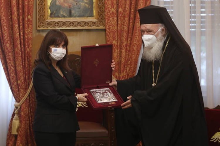 Επίσκεψη ΠτΔ στον Αρχιεπίσκοπο