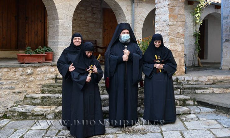 Τρεις νέες μοναχές στη Μονή Δουραχάνης Ιωαννίνων