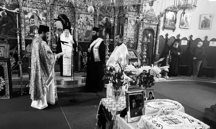 Μνημόσυνο δύο οσιακών ψυχών στη Μονή Αγίας Τριάδος Τζαγκαρόλων