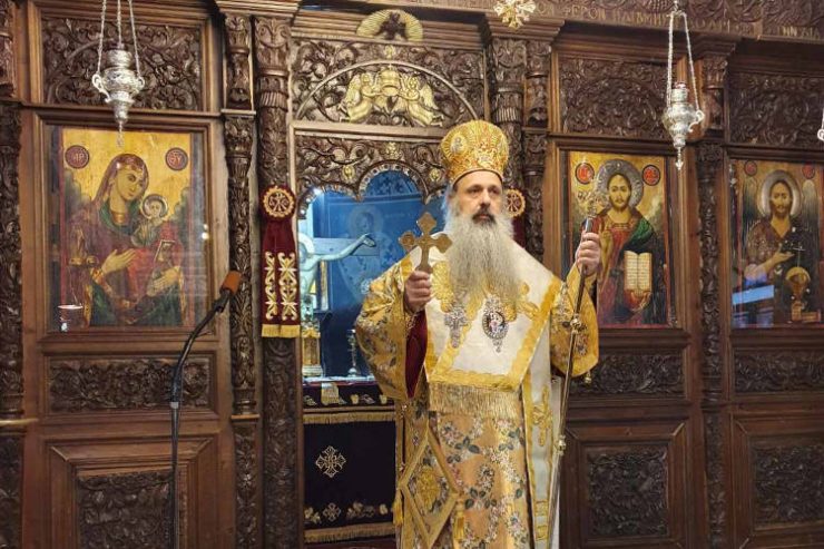 Ο Μητροπολίτης Μετεώρων Θεόκλητος στον Άγιο Αθανάσιο Αύρας