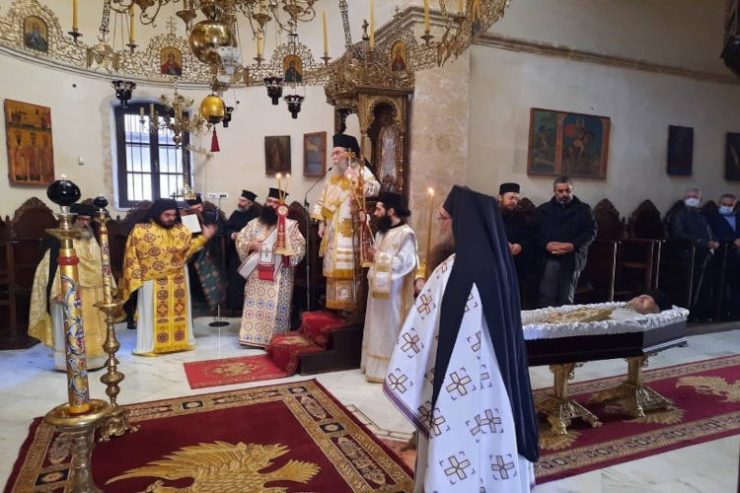 Κοίμηση Προηγουμένου της Μονής Οδηγητρίας Γωνιάς