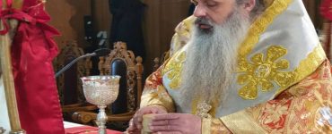 Ο Μετεώρων Θεόκλητος στον Ιερό Ναό Οσίων Μετεωριτών Πατέρων Καλαμπάκας