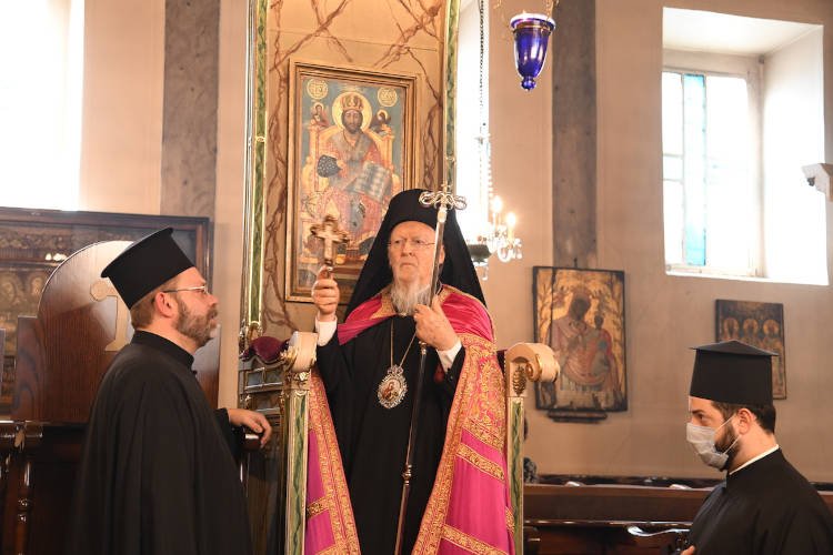 Ο Οικουμενικός Πατριάρχης στον Άγιο Χαράλαμπο Βεβεκίου