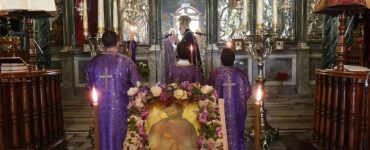 Τελευταία Ακολουθία Προηγιασμένων Τιμίων Δώρων στην Ερμούπολη