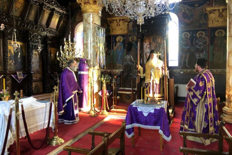 Προηγιασμένη Θεία Λειτουργία στη Λιβαδειά