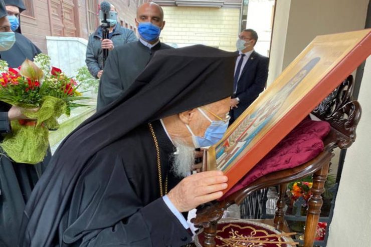 Ο Οικουμενικός Πατριάρχης τίμησε τη μνήμη του Ιερομάρτυρος Πατριάρχου Κωνσταντινουπόλεως Γρηγορίου Ε'