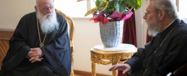 Άφιξη του Αρχιεπίσκοπου Αθηνών στην Αρχιεπισκοπή Κύπρου