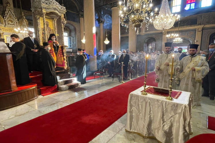 Εσπερινός Ονομαστηρίων του Οικουμενικού Πατριάρχη