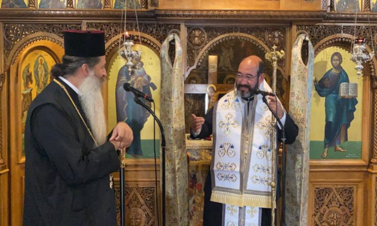 Ο Επίσκοπος Χριστουπόλεως Εμμανουήλ στη Μητρόπολη Φθιώτιδος