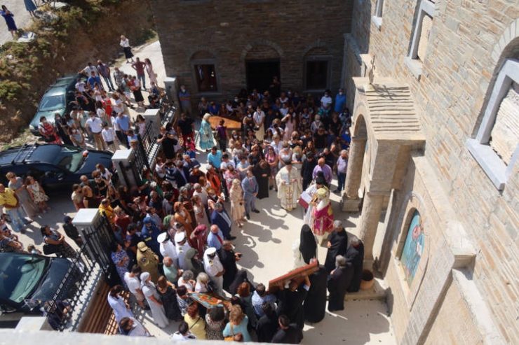 Η Εορτή της Αγίας Μαρίνης στην ομώνυμη Ιερά Μονή της Άνδρου