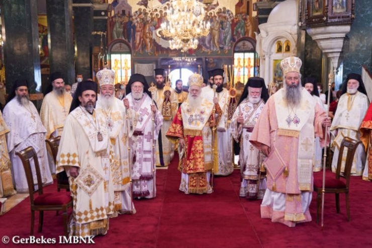 Πολυαρχιερατικό Συλλείτουργο για την εορτή του Αγίου Παντελεήμονος και τα Oνομαστήρια του Μητροπολίτου Βεροίας