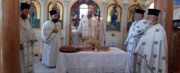 Εορτή Οσίας Ειρήνης της Χρυσοβαλάντου στη Μητρόπολη Θεσσαλιώτιδος