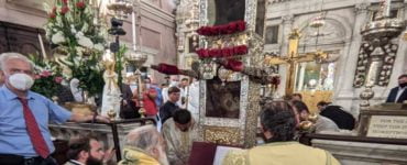Λιτάνευση του Αγίου Σπυρίδωνος στα καντούνια της Κέρκυρας