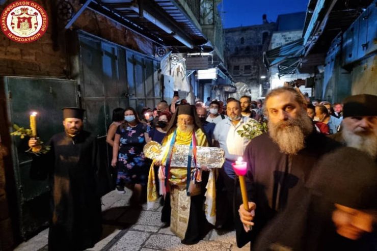 Η Κάθοδος της Εικόνος της Παναγίας εις Γεσθημανήν