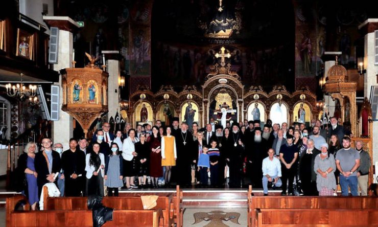 Αγιασμός στην Σχολή Βυζαντινής Μουσικής της Αρχιεπισκοπής Θυατείρων