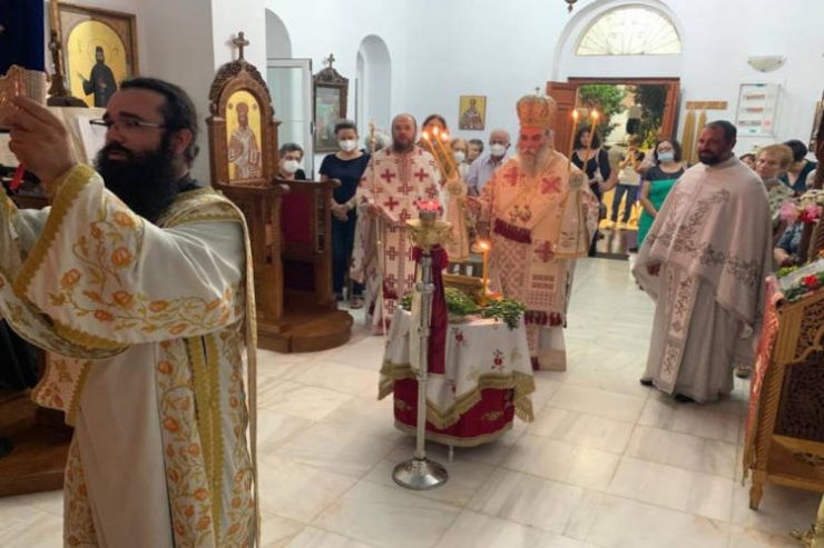 Εορτή Οσίου Αμφιλοχίου του Πατμίου στη Μητρόπολη Κισάμου